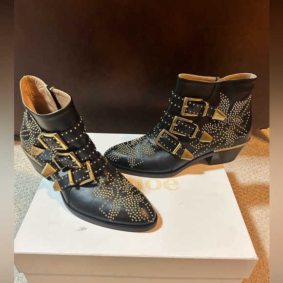 Brand new in box Chloe Susanna boots sz 36.5 - Picture 1 of 5